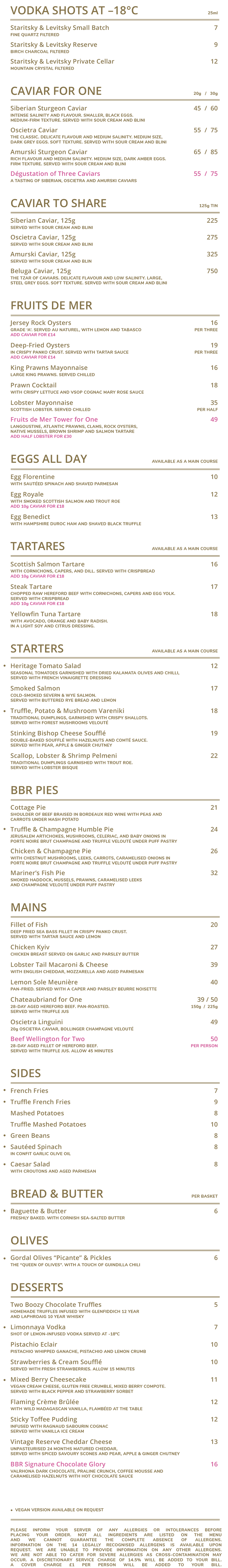 bob bob ricard best date night restaurants london