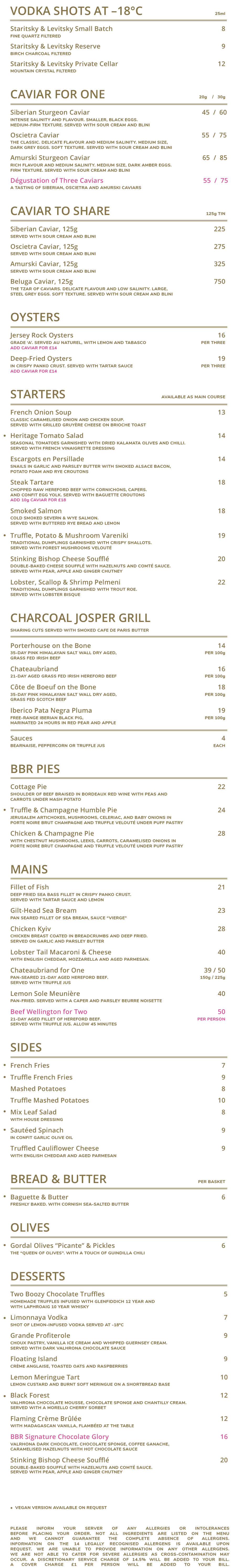 bob bob ricard london financial district restaurant